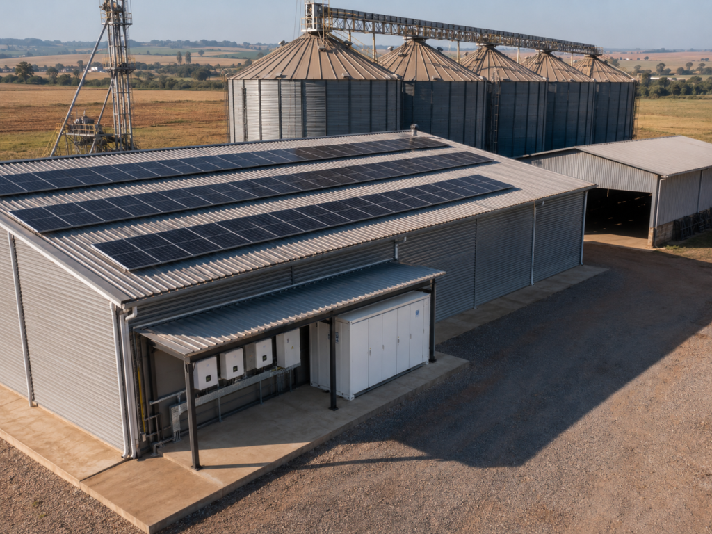 Agronegócio: Projeto de energia solar para agronegócio com engenharia técnica
